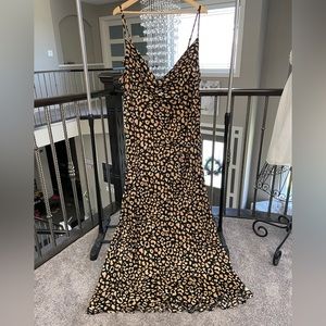 Forever 21+ Leopard Print Maxi Dress Size 3X